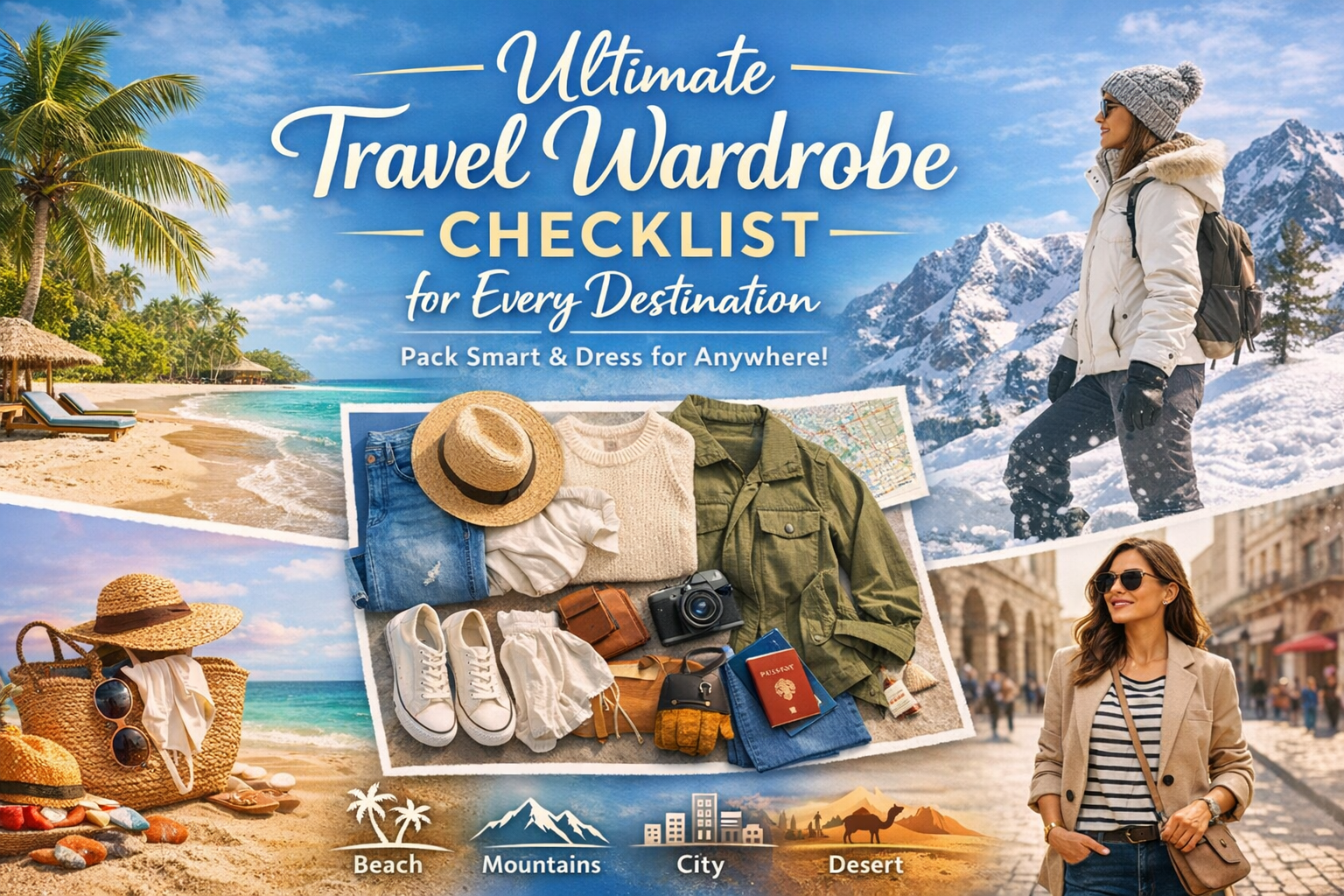 Ultimate Travel Wardrobe Checklist for Every Destination