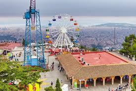 Tibidabo Amusement Park & Scenic Views